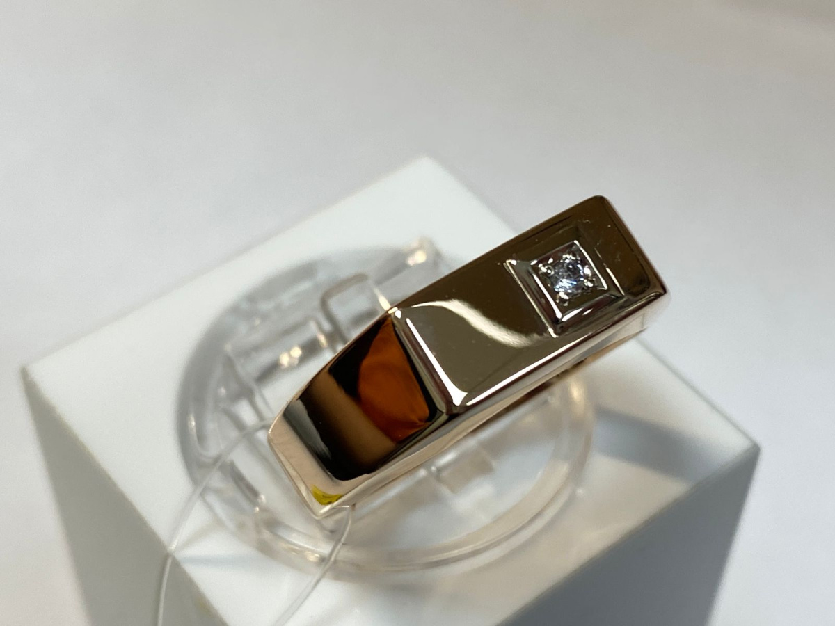 КОЛЬЦО ПЕЧАТКА с камнем (Au 585)