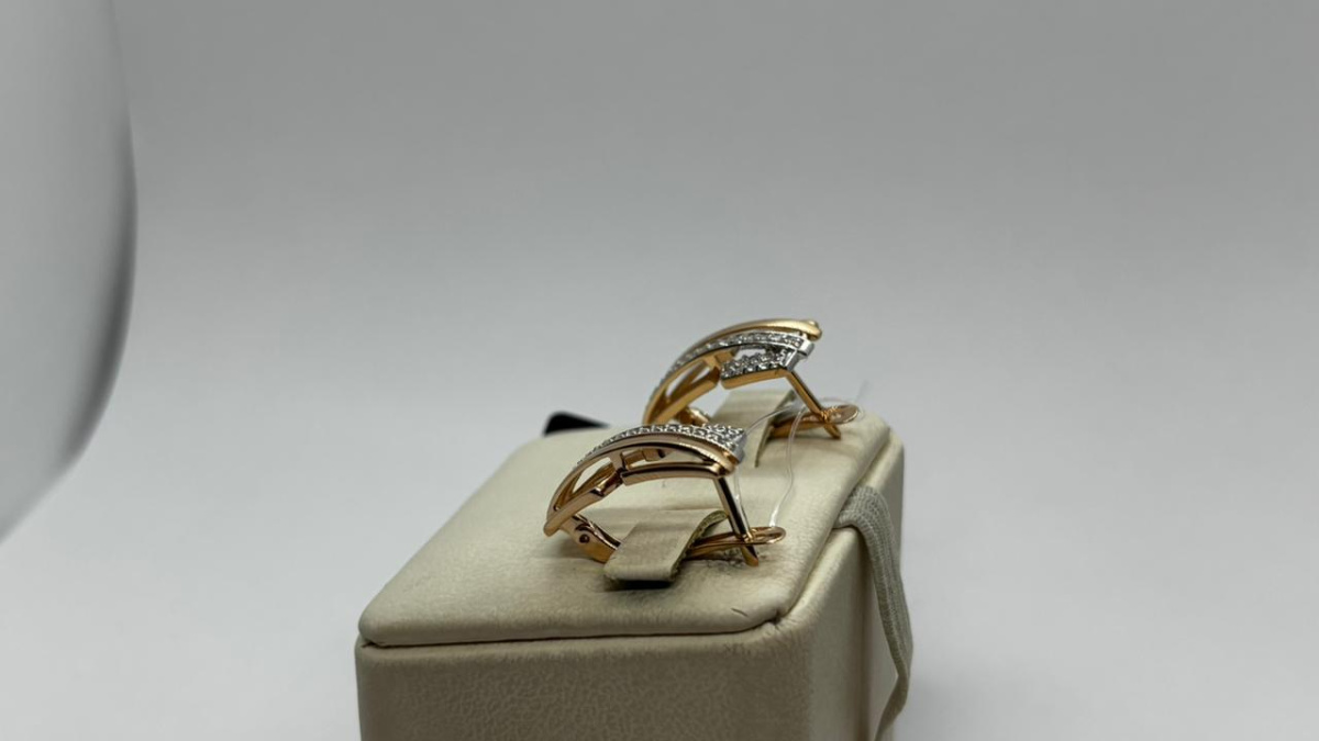 СЕРЬГИ С КАМНЯМИ (Au 585)