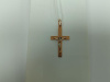 ПОДКБК585 ПОДВЕСКА КРЕСТ БЕЗ КАМНЯ (Au 585)