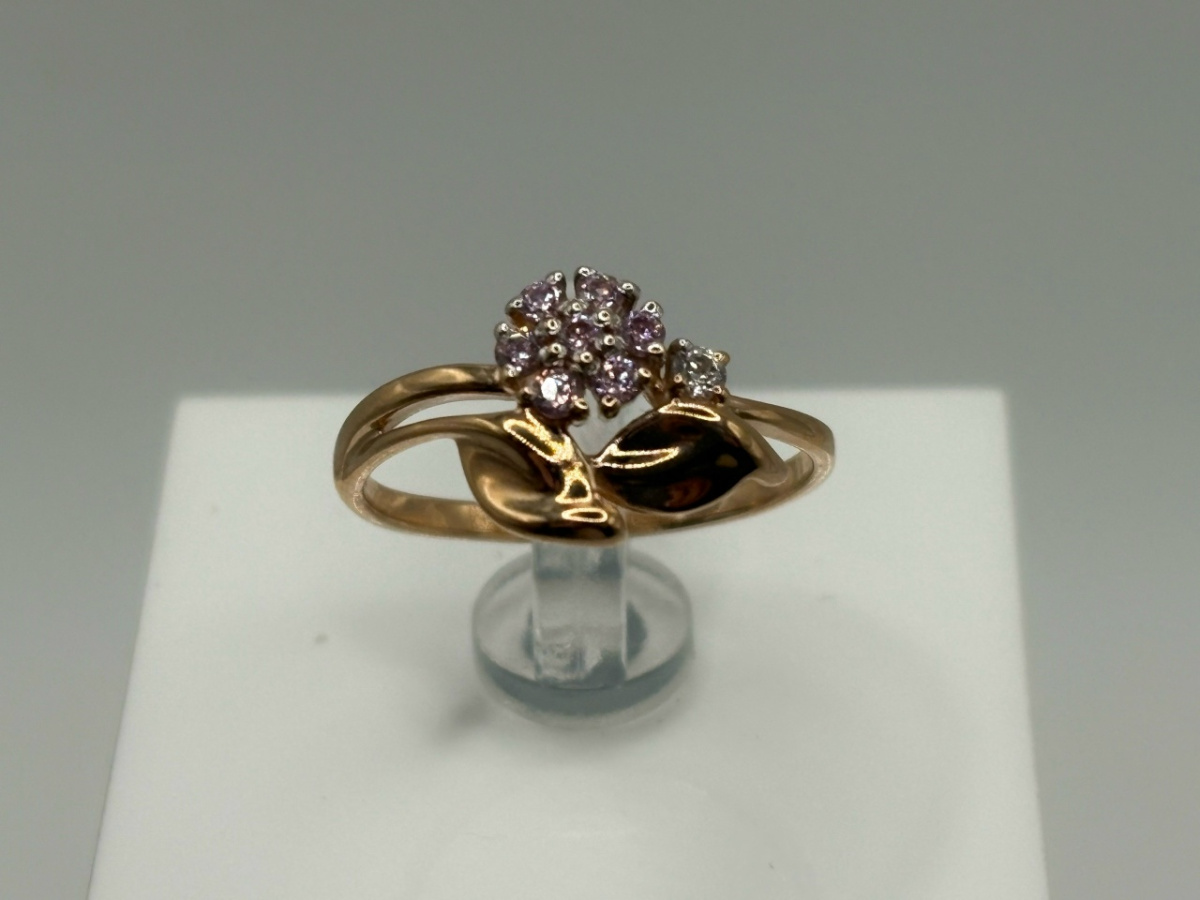 КОЛКМИ585 КОЛЬЦО С КАМНЯМИ (Au 585)