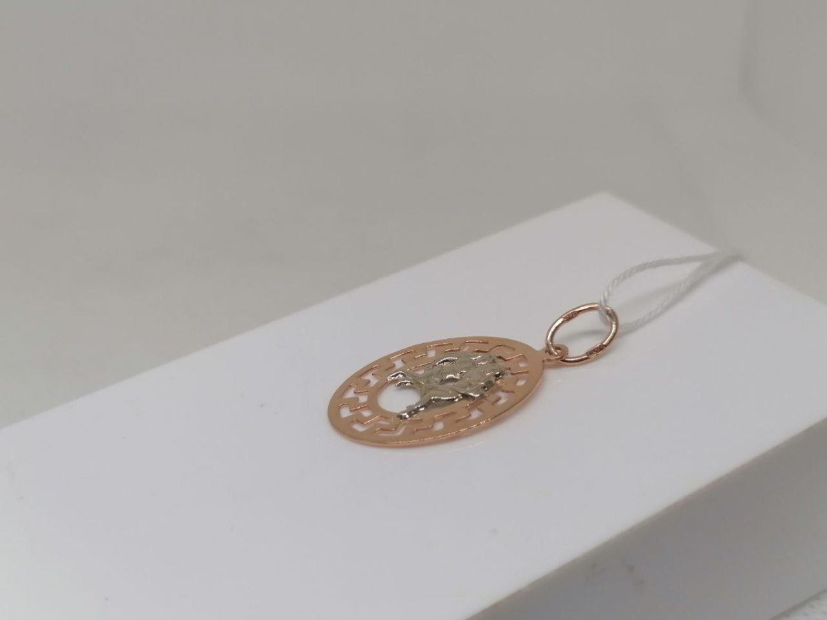 ПОДВЕСКА ЗНАК ЗОДИАКА БЛИЗНЕЦЫ Au 585