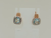 СЕРЬГИ ТОПАЗ с камнями (Au 585)
