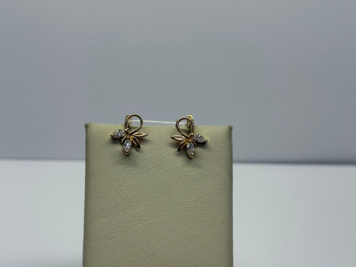 СЕРЬГИ С КАМНЯМИ (Au 585)