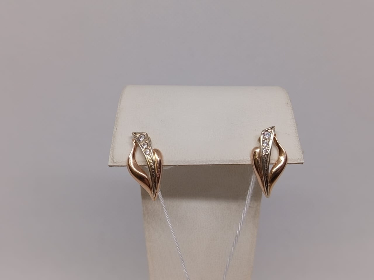 СЕРЬГИ С КАМНЯМИ (Au 585)