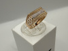 КОЛЬЦО ПЕЧАТКА с камнями (Au 585)