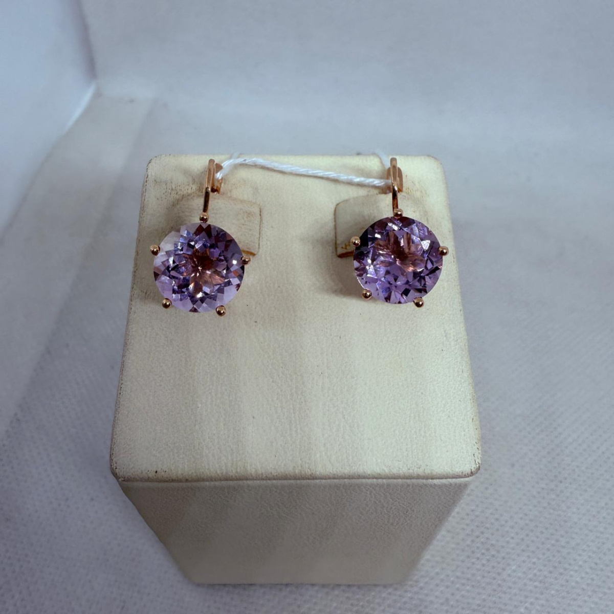 СЕРЬГИ С КАМНЕМ (Au 585)