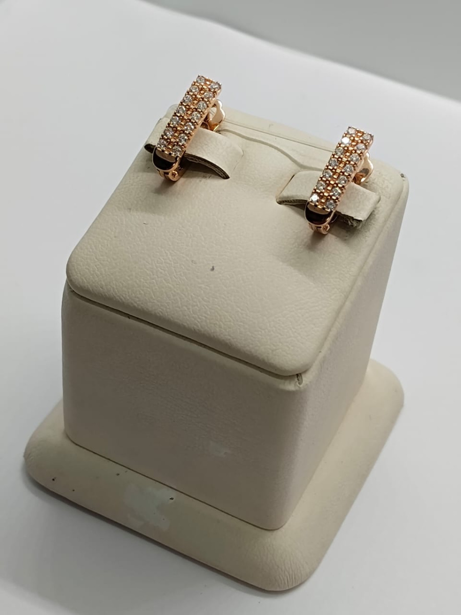 СЕРЬГИ С КАМНЯМИ (Au 585)