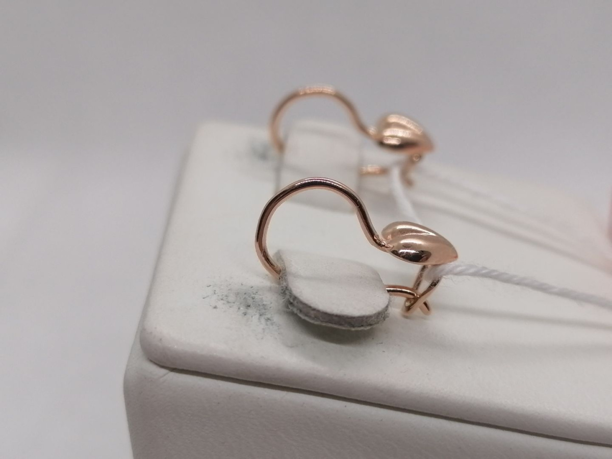 СЕРЬГИ БЕЗ КАМНЯ (Au 585)