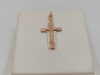 ПОДВЕСКА КРЕСТ БЕЗ КАМНЯ (Au 585)