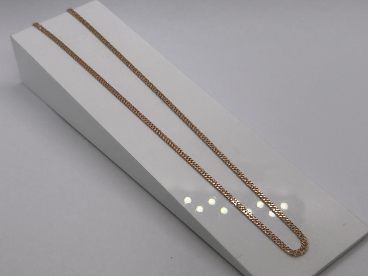 ЦЕПЬ ПОЛНОВЕСНАЯ Ромб двойной (Au 585)