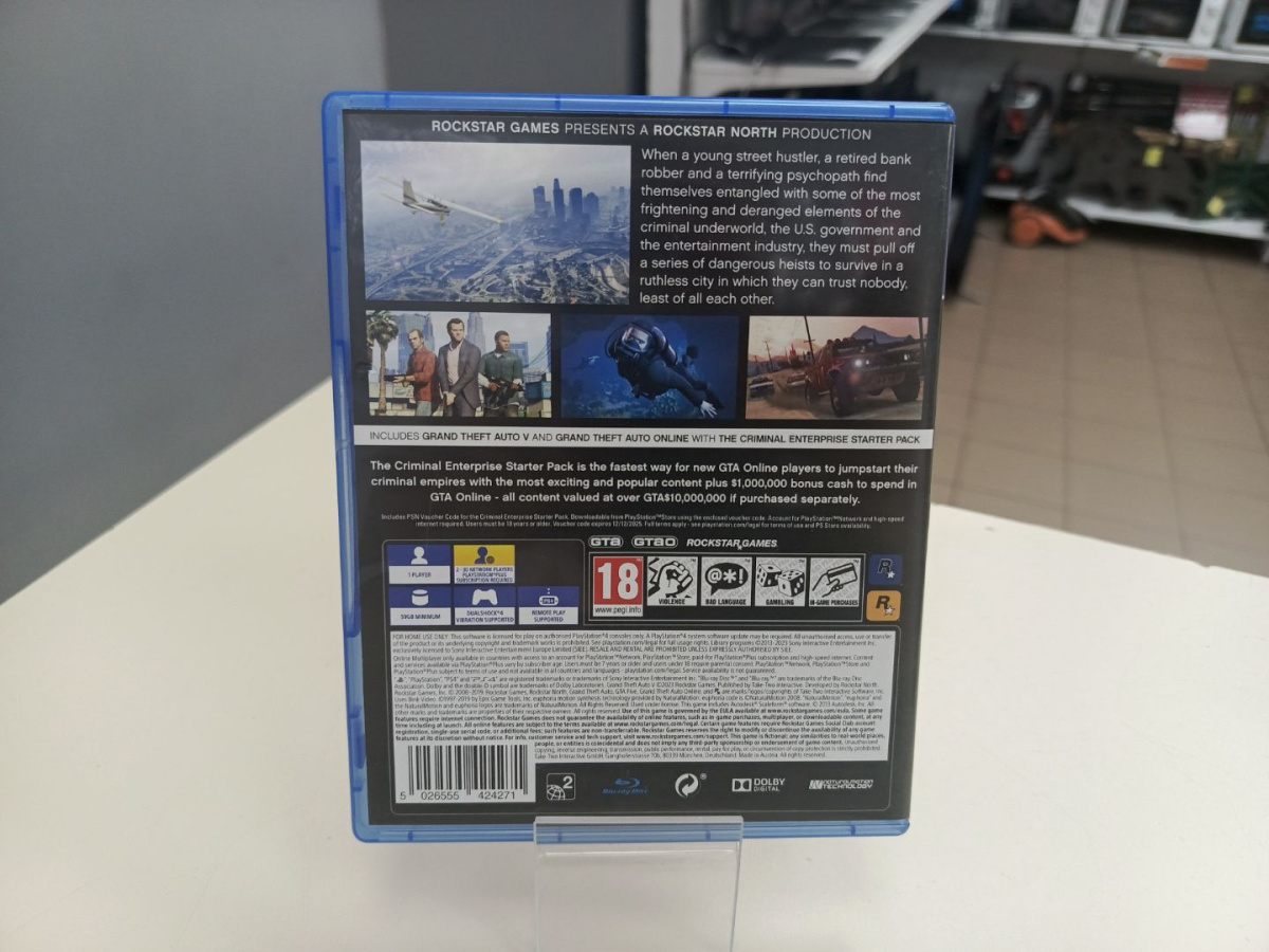 Игра Playstation 4 GTA 5