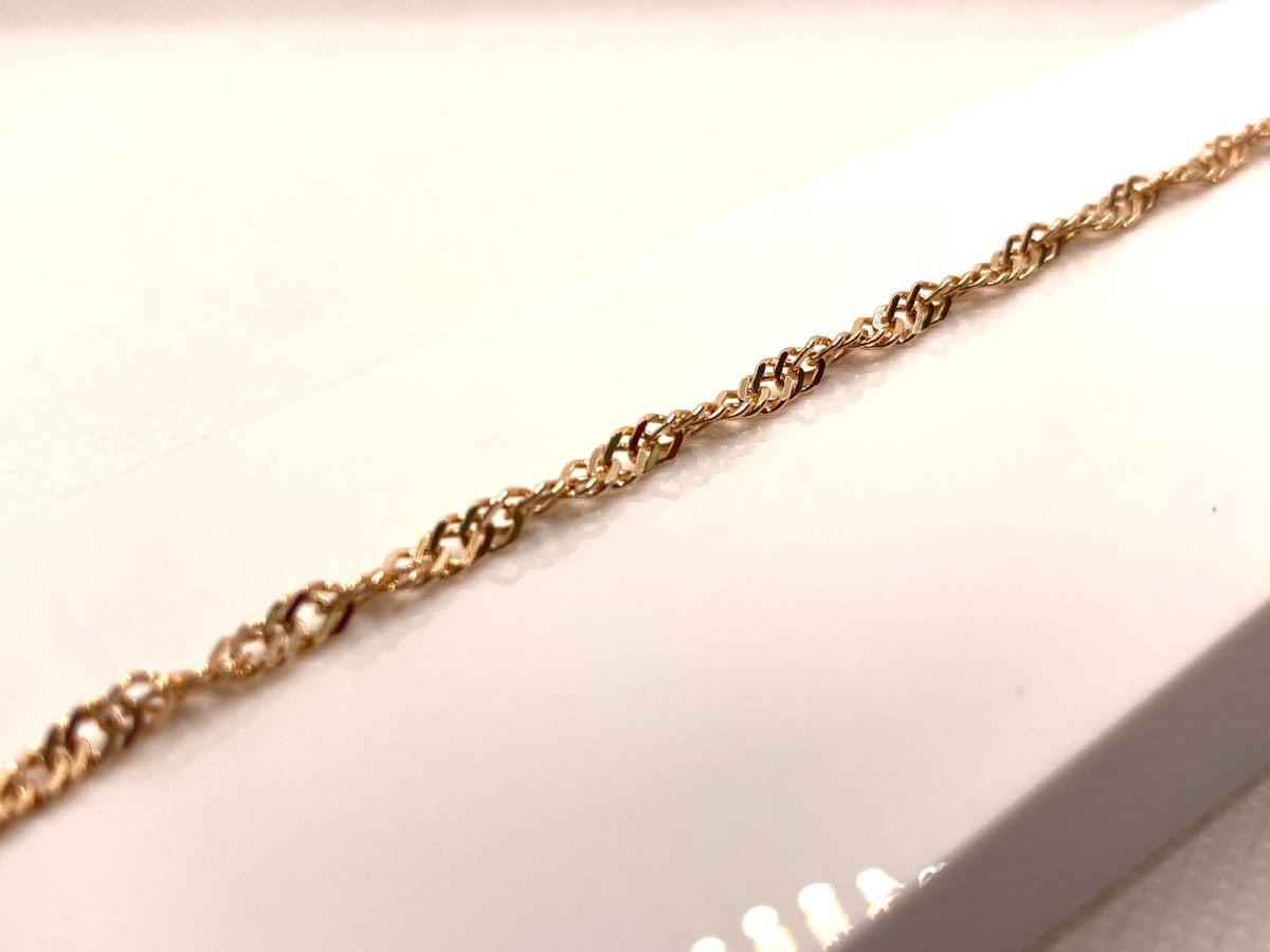 БРАСЛЕТ ПОЛНОВЕСНЫЙ Сингапур (Au 585)