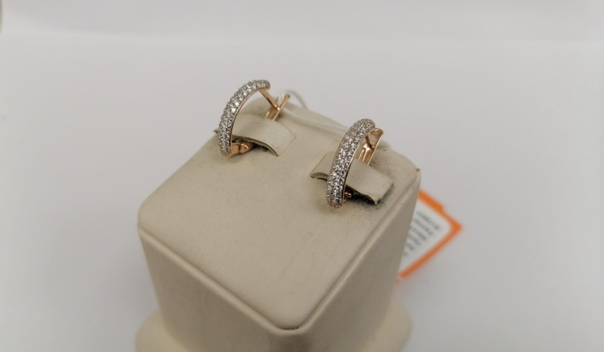 СЕРЬГИ С КАМНЯМИ (Au 585)