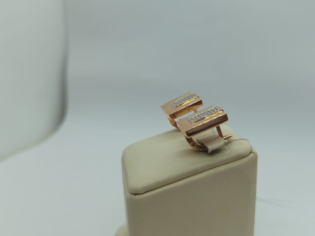 СЕРЬГИ С КАМНЯМИ (Au 585)