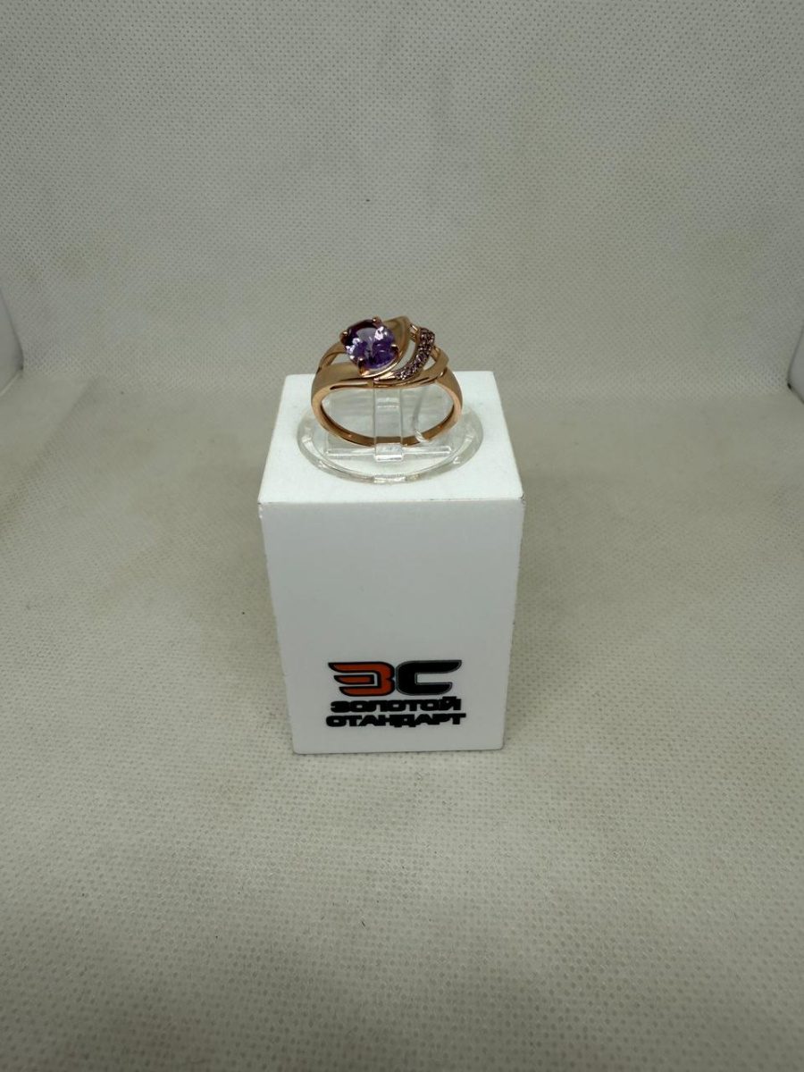 КОЛЬЦО С КАМНЯМИ (Au 585)