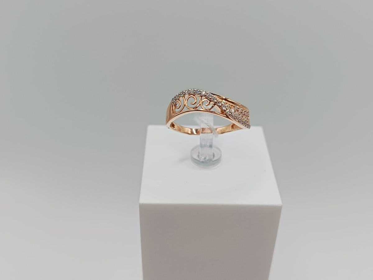 КОЛКМИ585 КОЛЬЦО С КАМНЯМИ (Au 585)