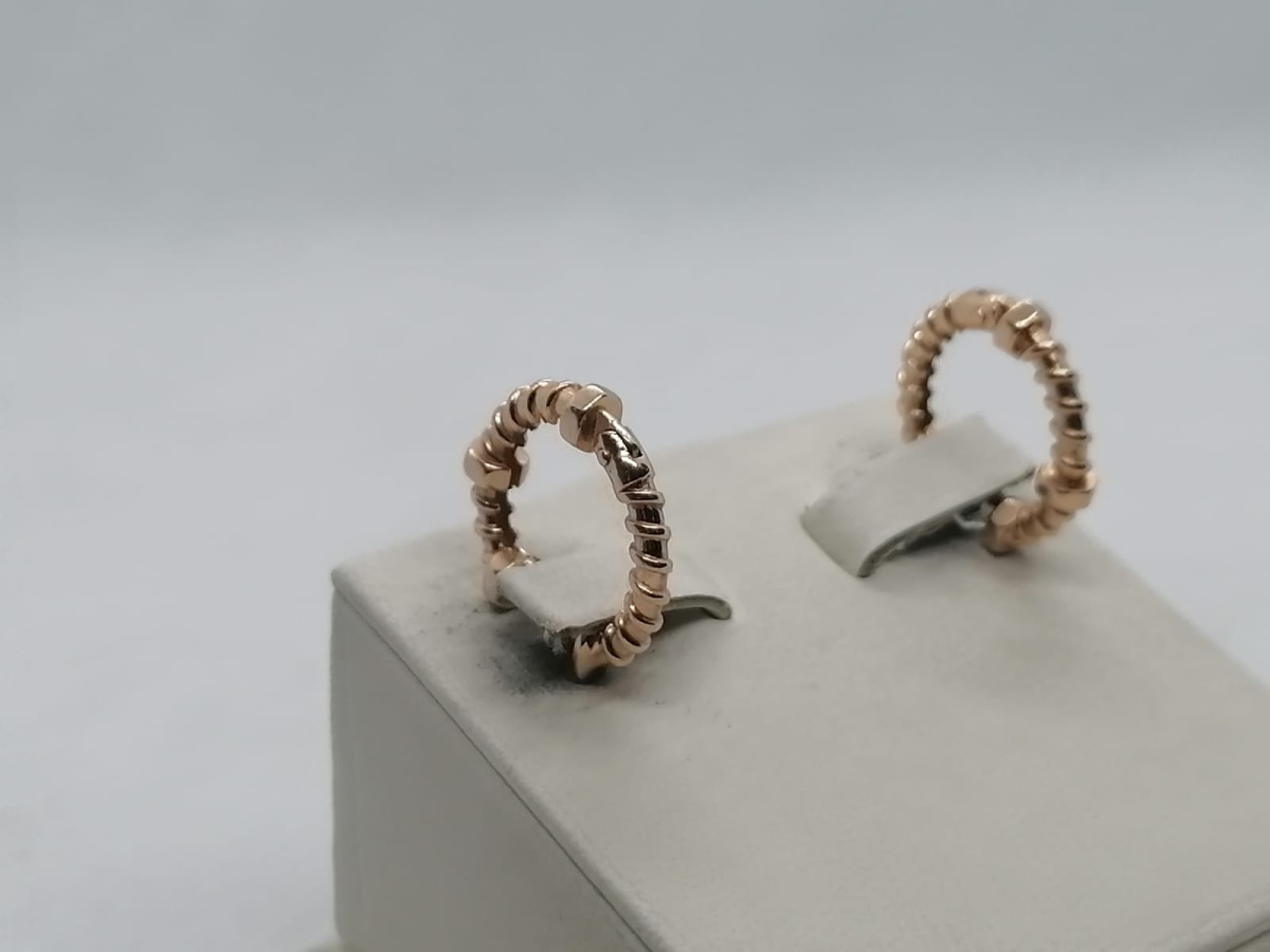 СЕРЬГИ БЕЗ КАМНЯ (Au 585)