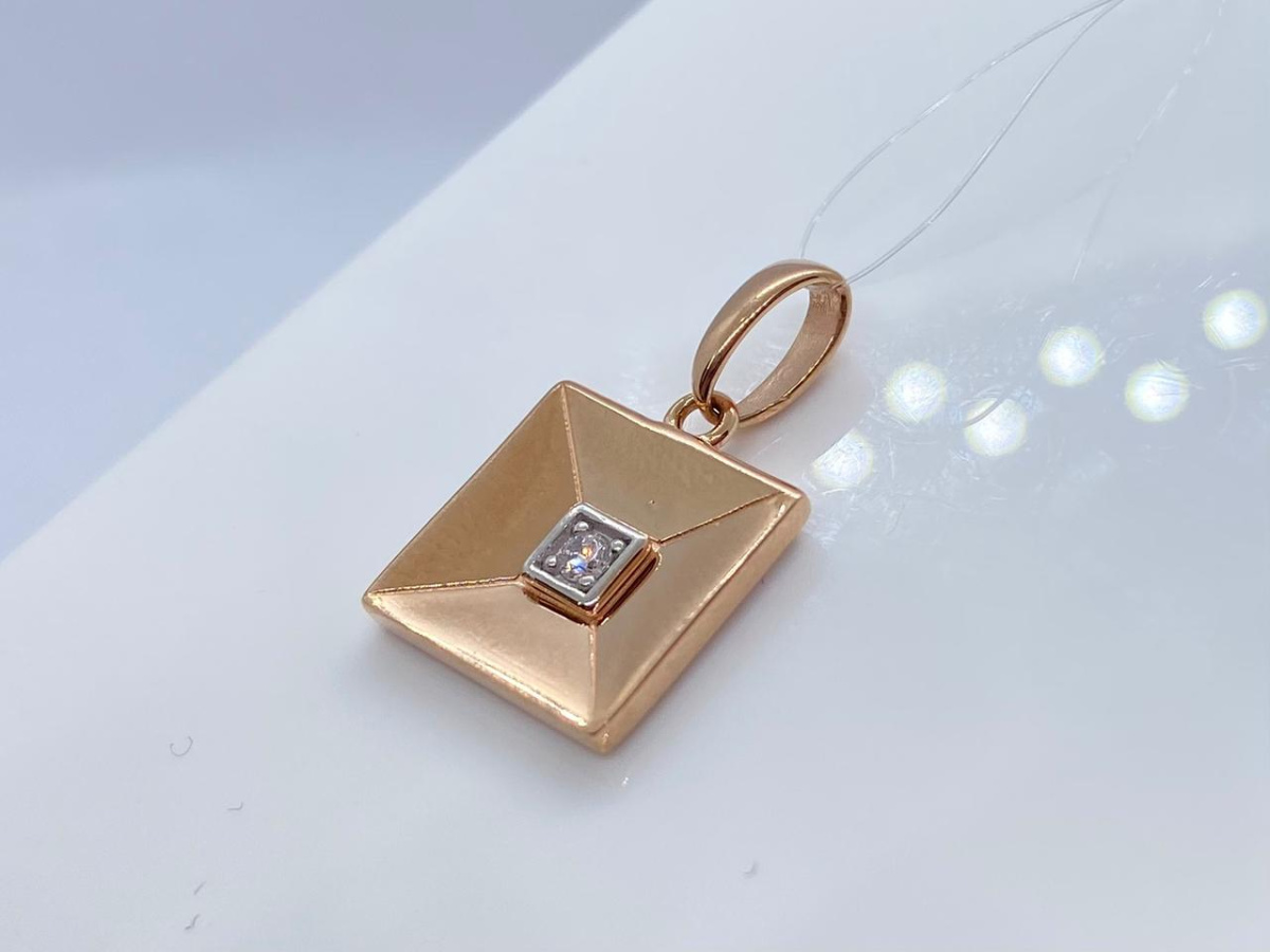 ПОДВЕСКА С КАМНЯМИ (Au 585)