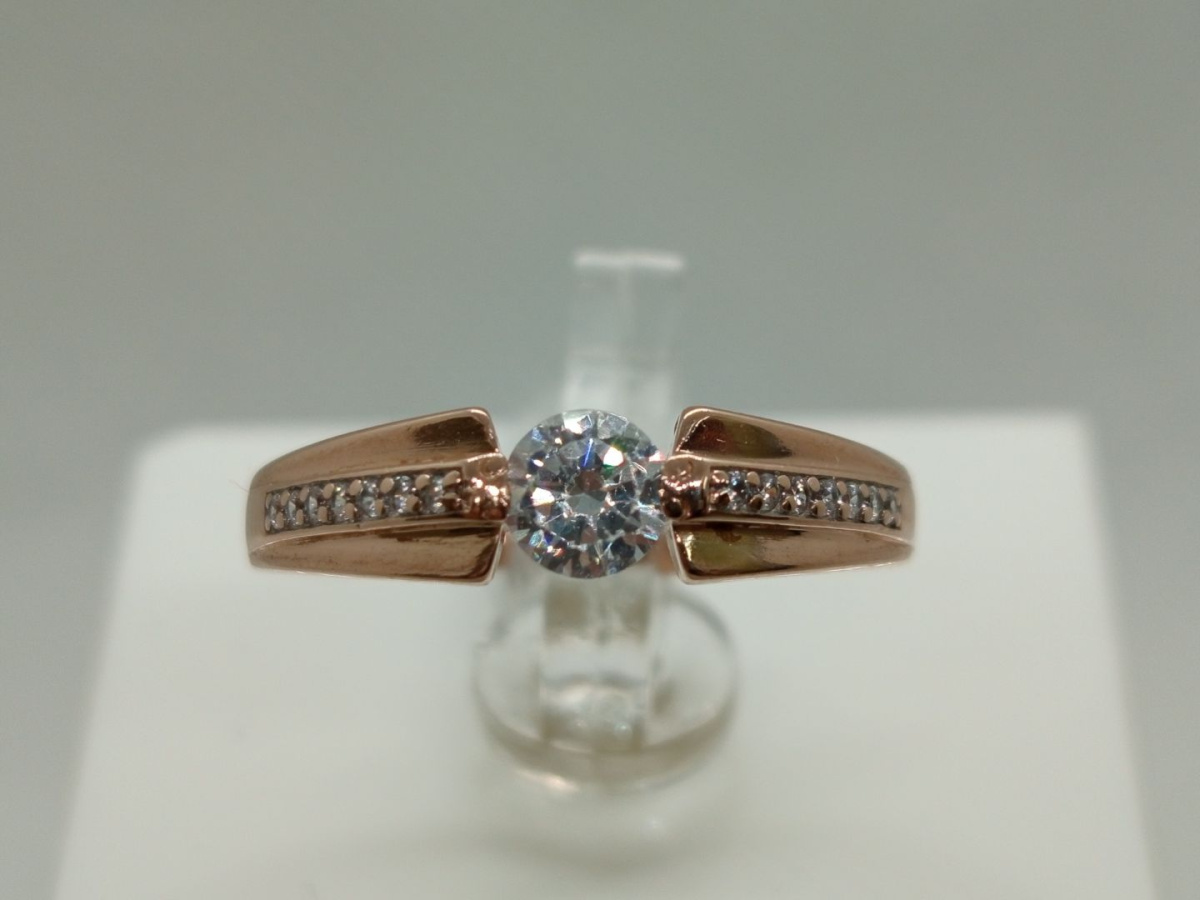 КОЛКМИ585 КОЛЬЦО С КАМНЯМИ (Au 585)