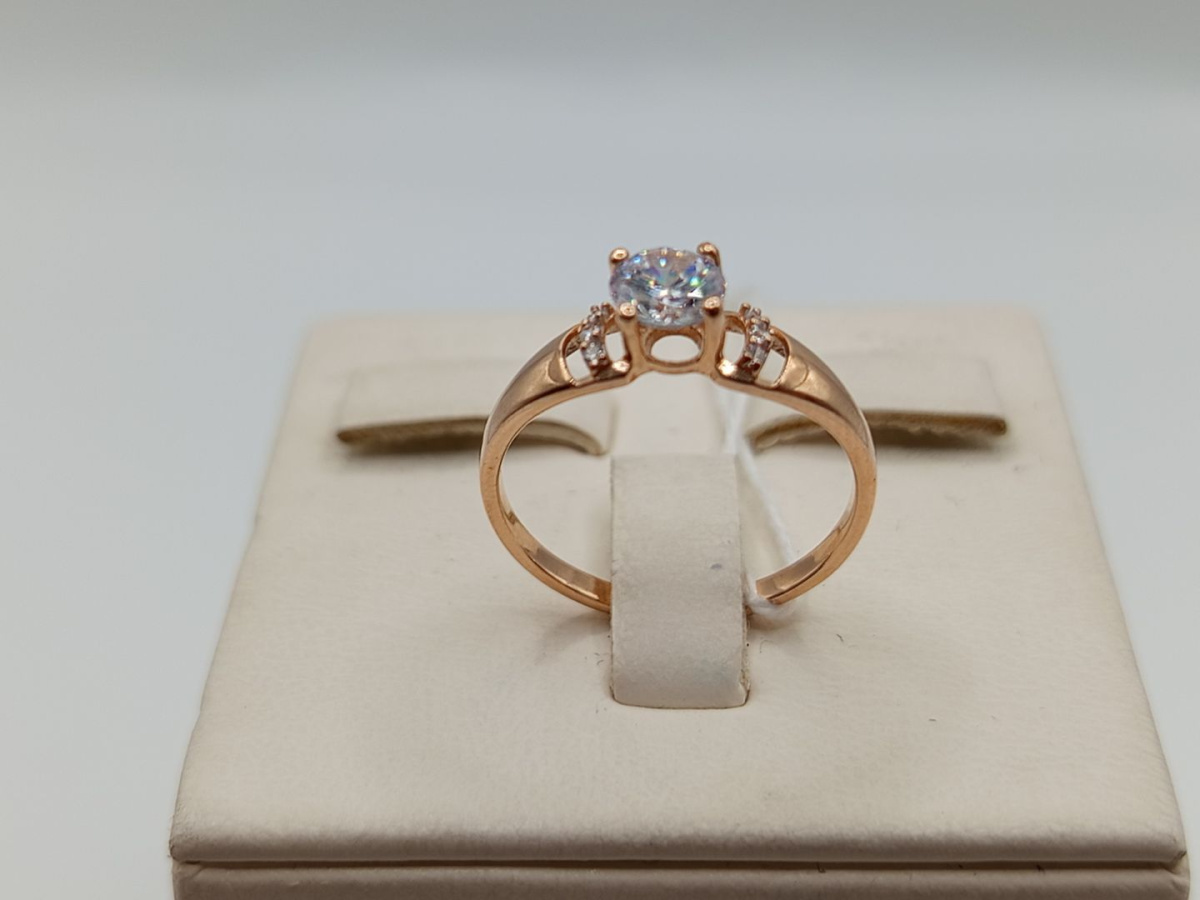 КОЛКМИ585 КОЛЬЦО С КАМНЯМИ (Au 585)