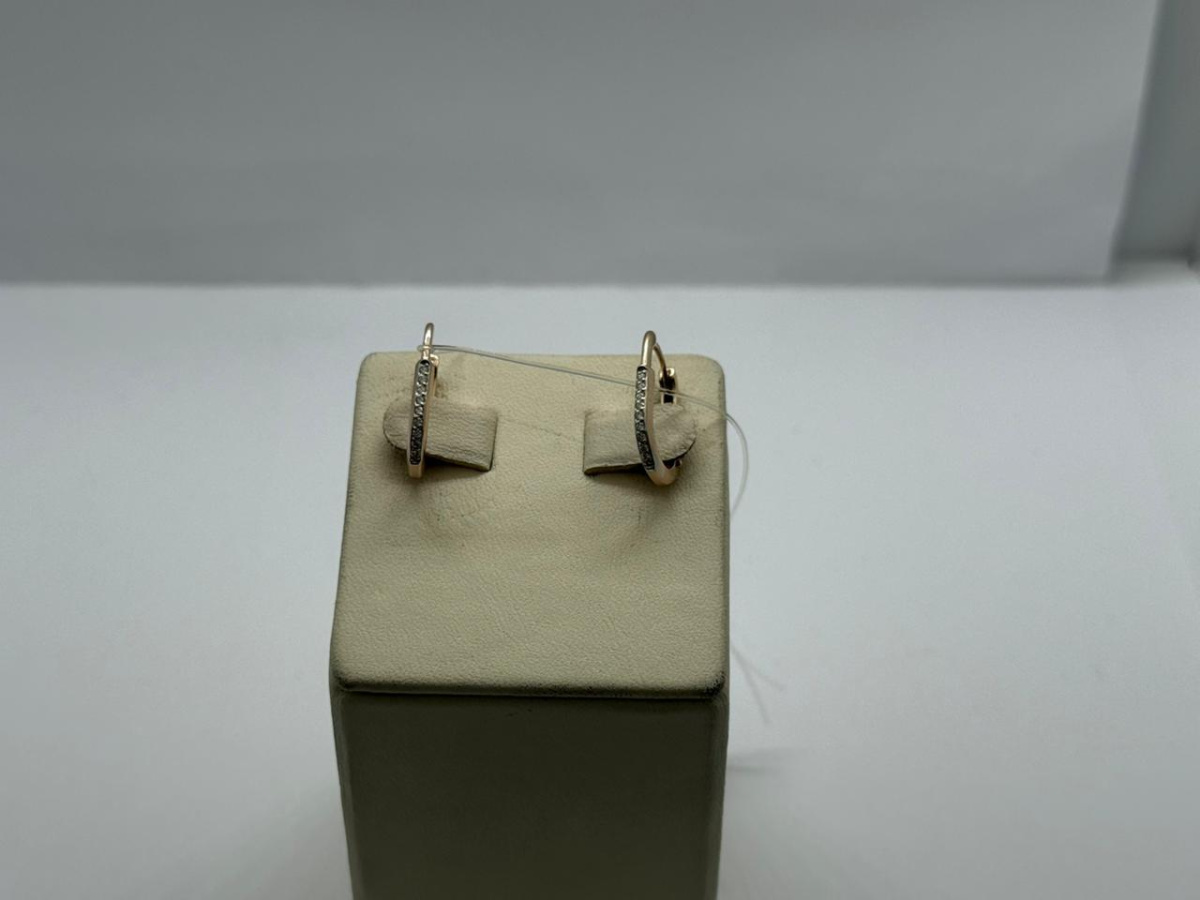 СЕРЬГИ С КАМНЯМИ (Au 585)