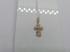 ПОДВЕСКА КРЕСТ БЕЗ КАМНЯ (Au 585)