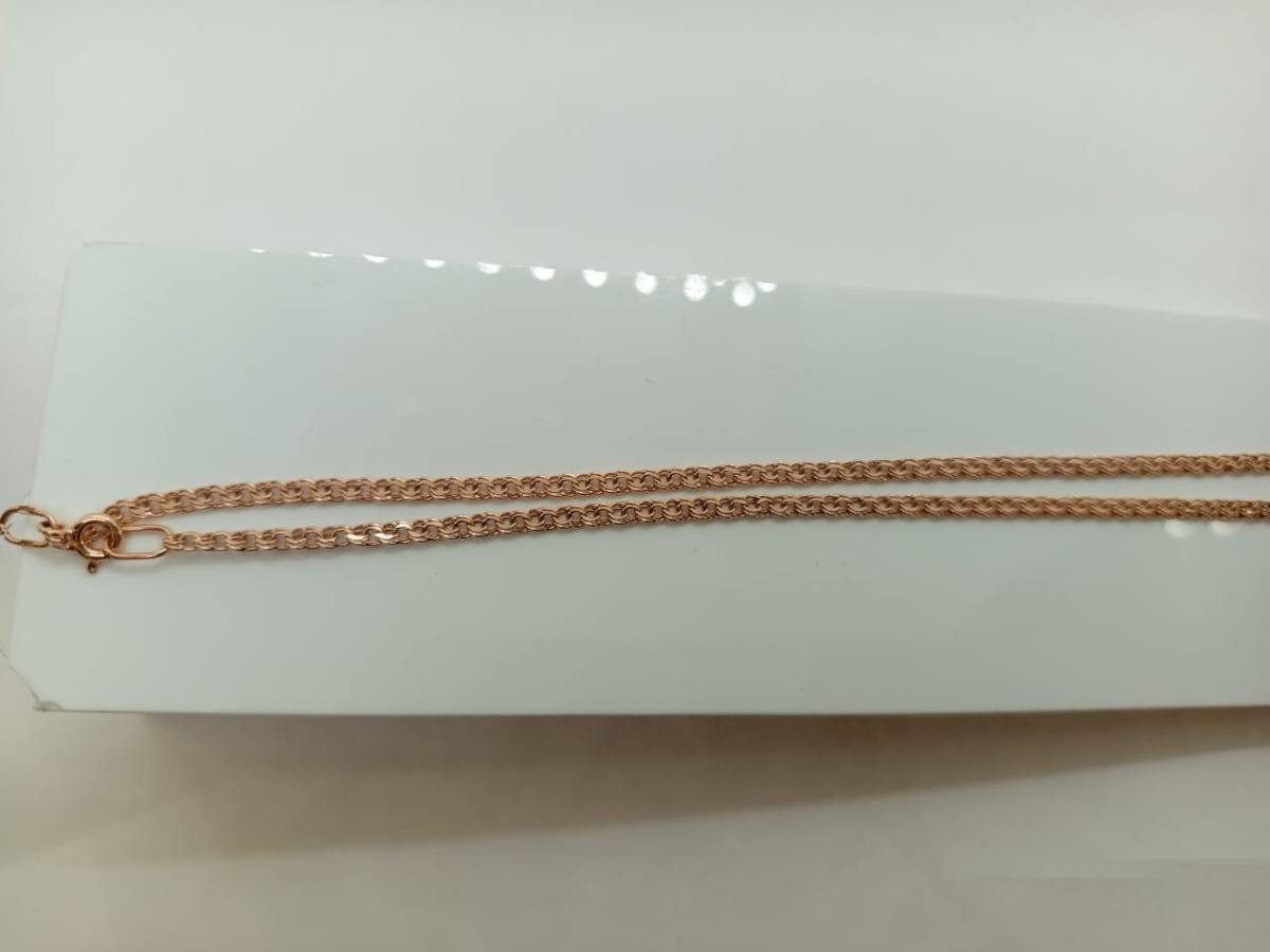 ЦЕПЬ ПУСТОТЕЛАЯ Бисмарк (Au 585)