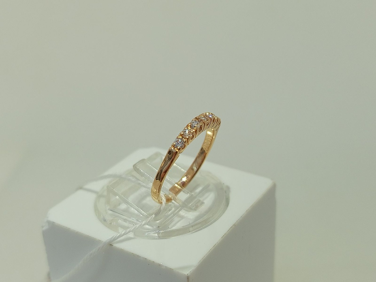 КОЛЬЦО С КАМНЯМИ (Au 585)