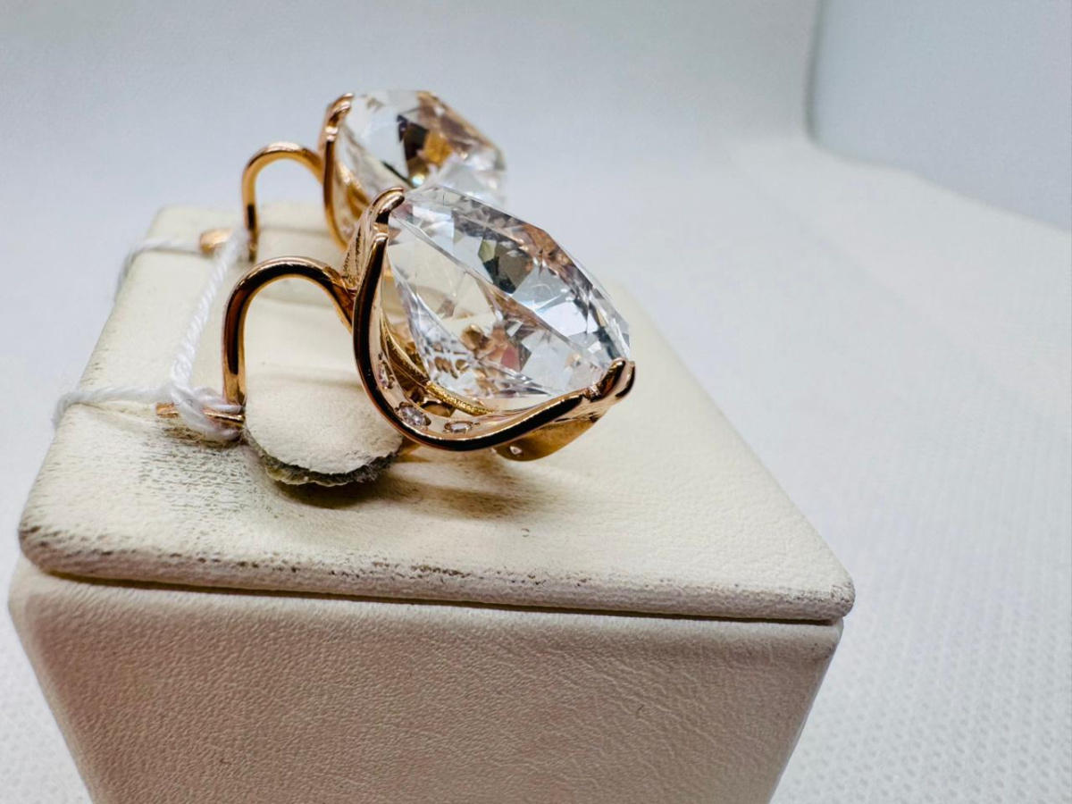 СЕРЬГИ С КАМНЯМИ (Au 585)