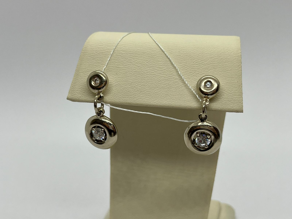 СЕРЬГИ С КАМНЯМИ (Au 585)