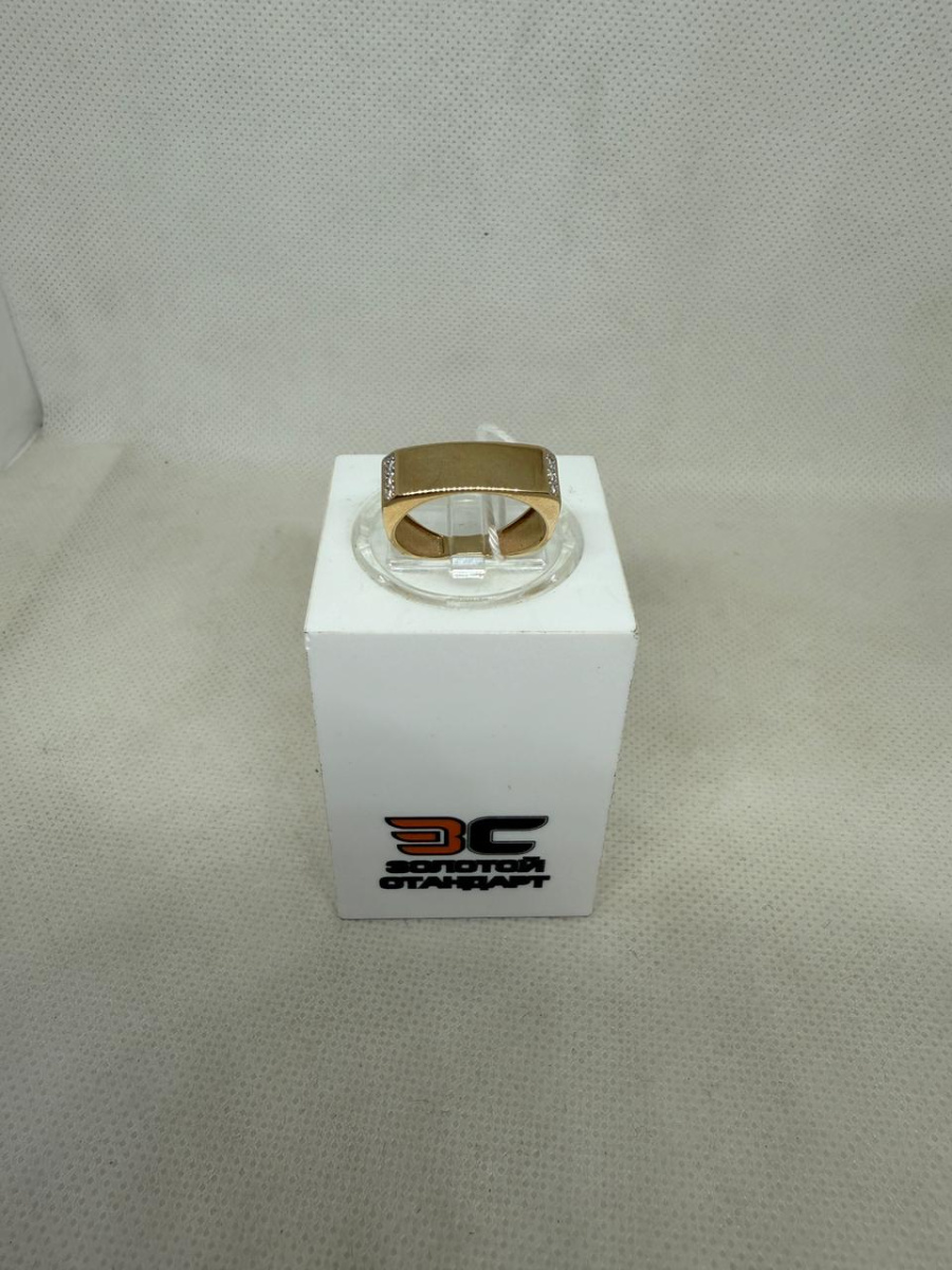 ПЕЧАТКА С КАМНЯМИ (Au 585)