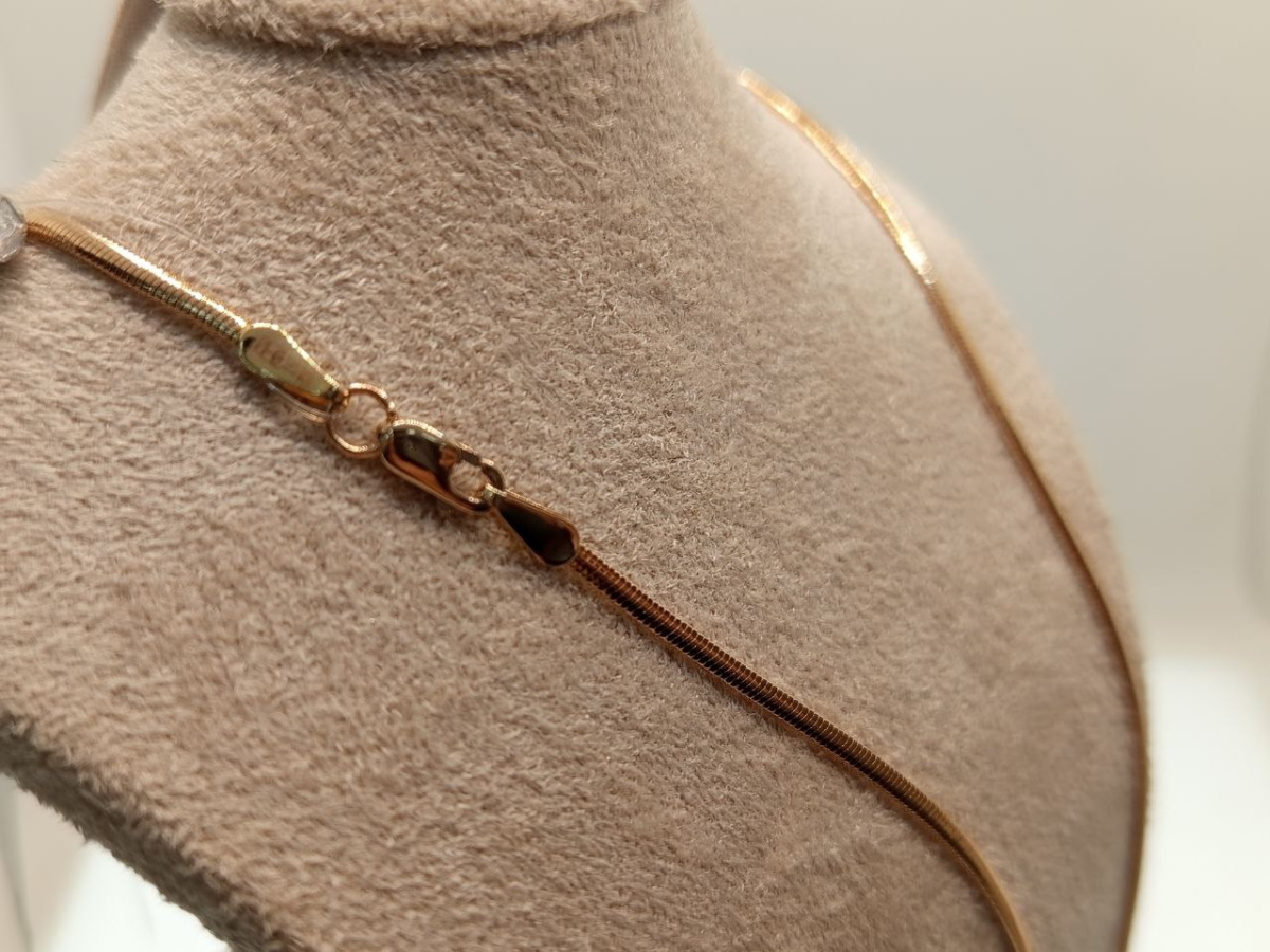 ЦЕПЬ ПОЛНОВЕСНАЯ Жгут(снейк) (Au 585)