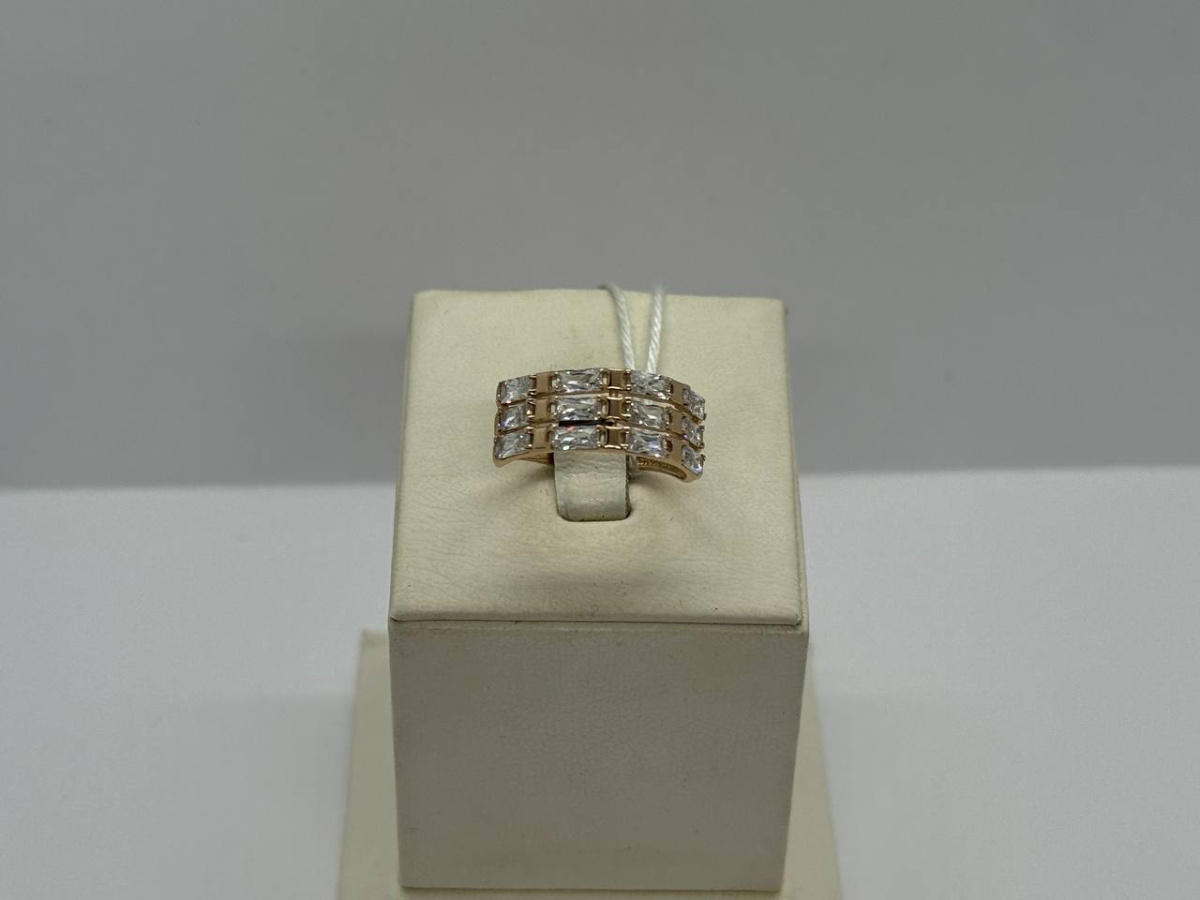 КОЛКМИ585 КОЛЬЦО С КАМНЯМИ (Au 585)