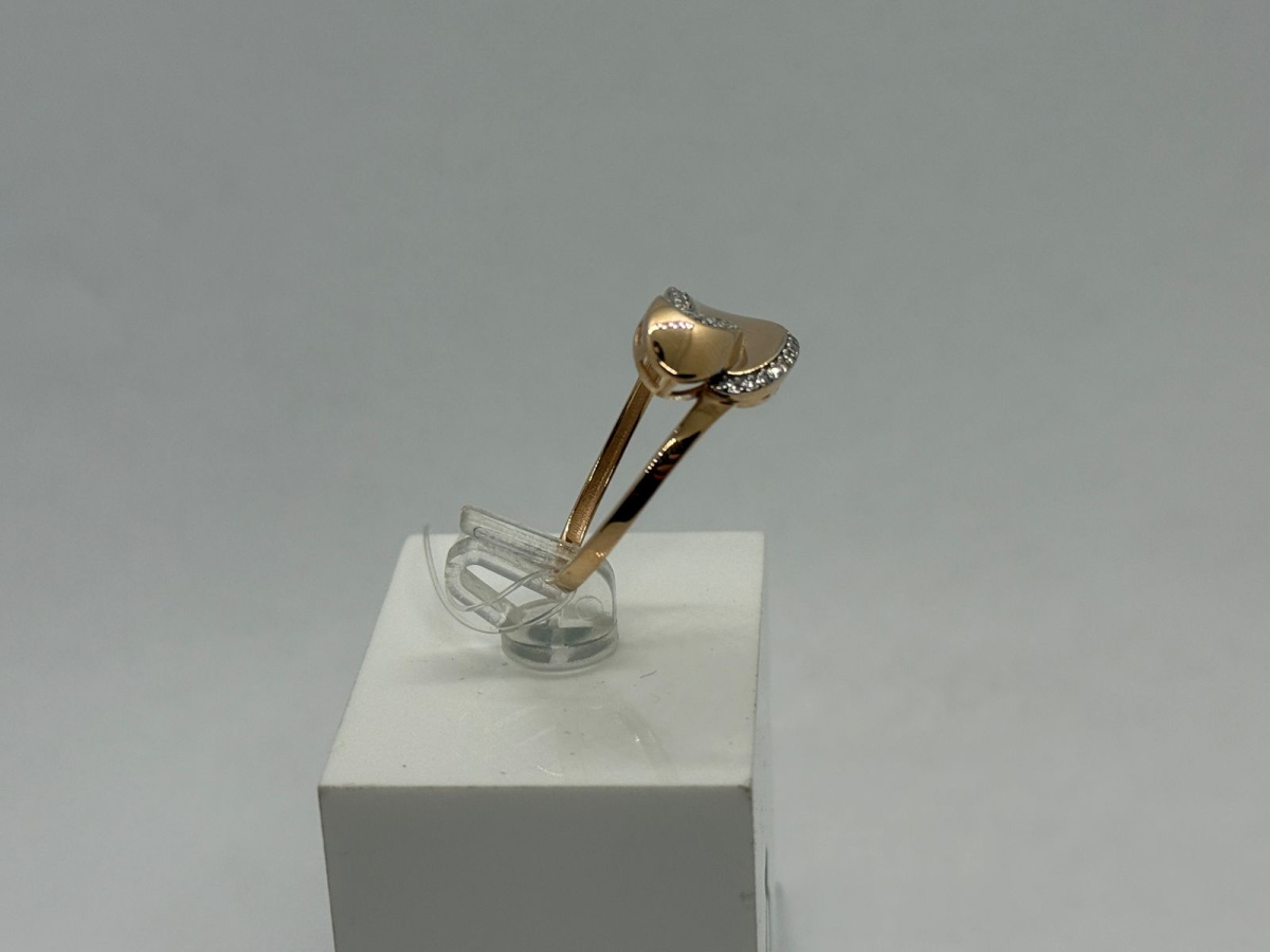 КОЛЬЦО С КАМНЯМИ (Au 585)