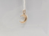 ПОДПКИ585 ПОДВЕСКА ПОЛУМЕСЯЦ С КАМНЯМИ (Au 585)
