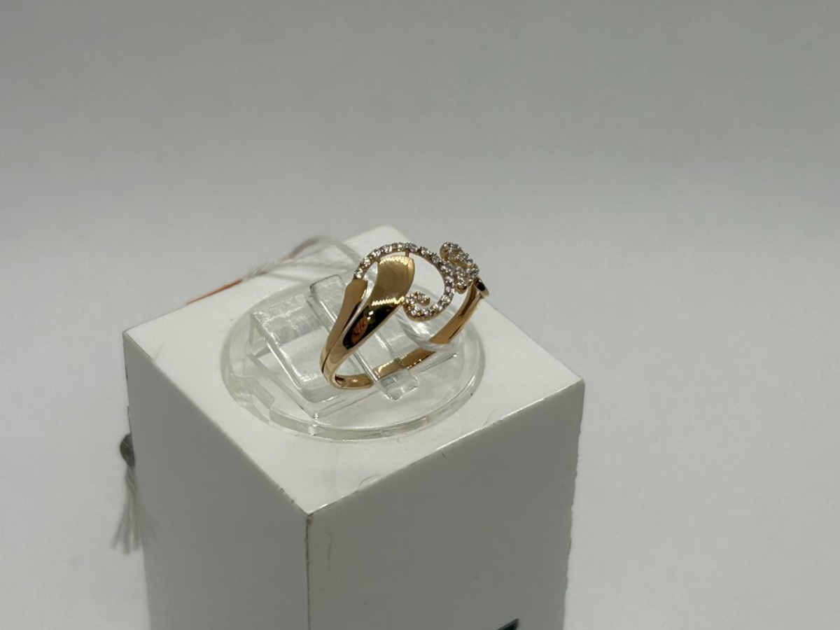 КОЛКМИ585 КОЛЬЦО С КАМНЯМИ (Au 585)