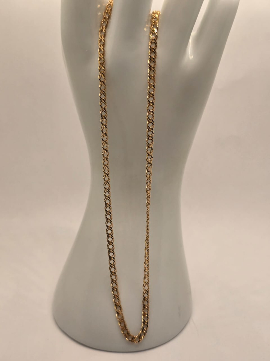 ЦЕПЬ ПОЛНОВЕСНАЯ Ромб двойной (Au 585)