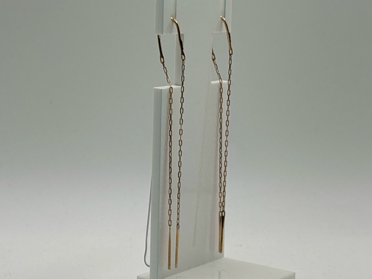 029806 СЕРЬГИ ПРОДЕВКИ без камня (Au 585)