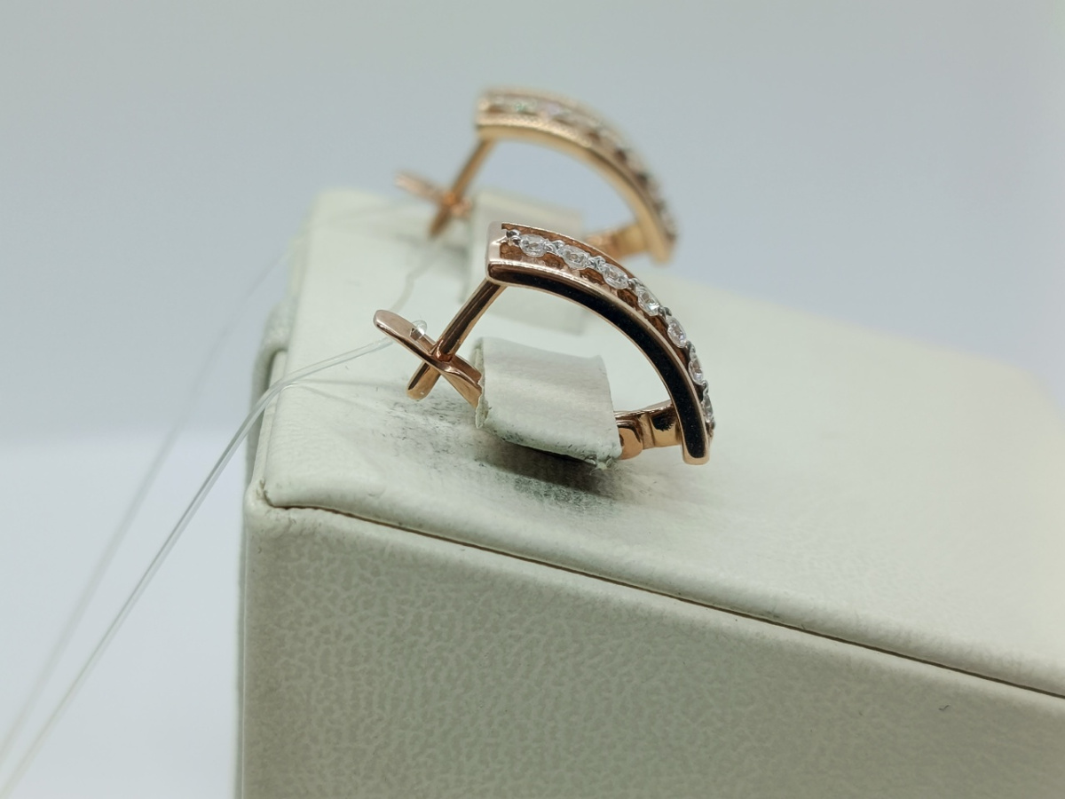 СЕРЬГИ С КАМНЯМИ (Au 585)