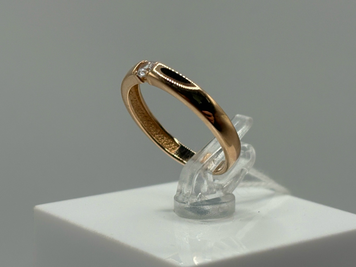 КОЛКМ585 КОЛЬЦО С КАМНЕМ (Au 585)