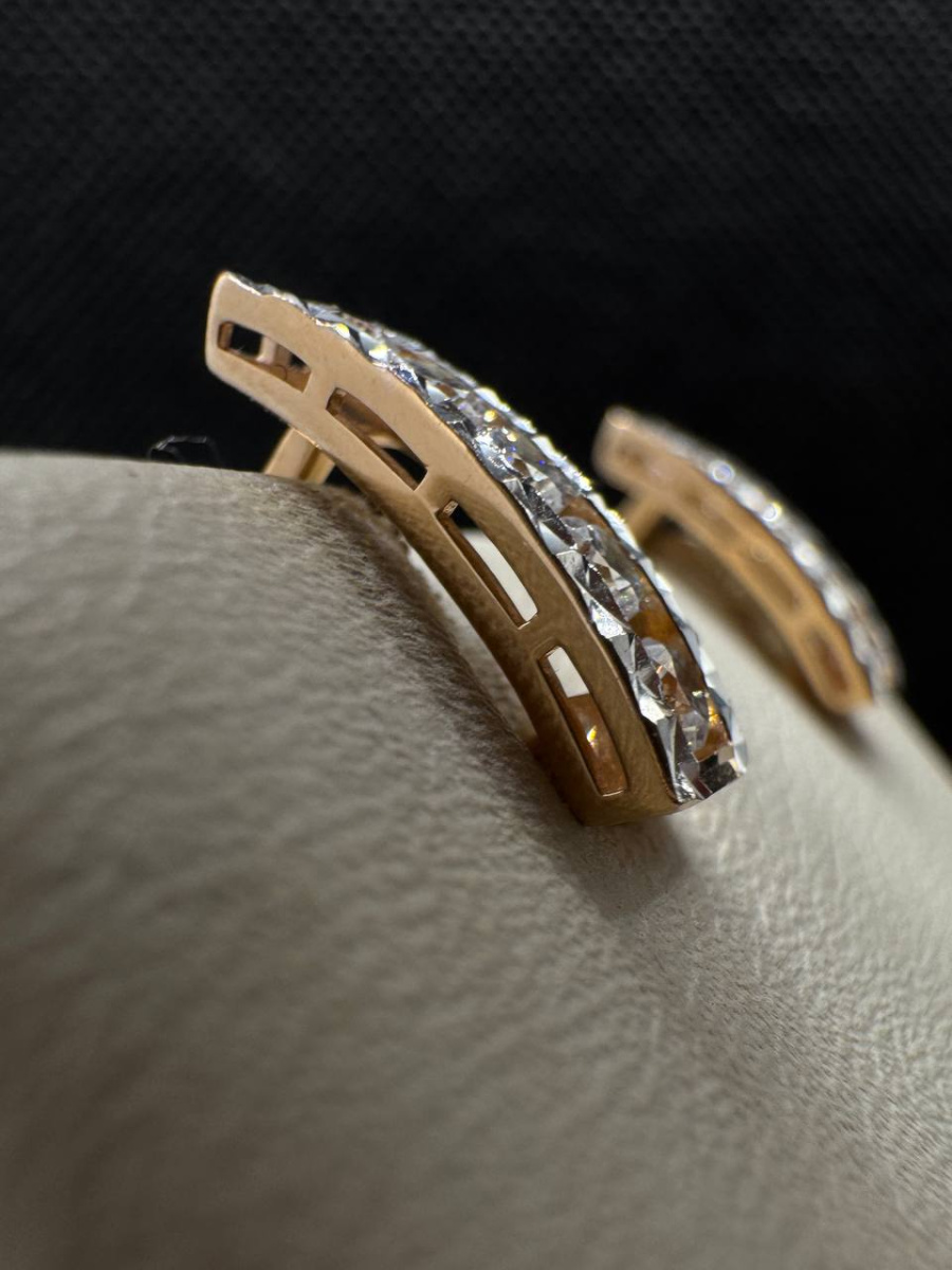 СЕРЬГИ С КАМНЯМИ (Au 585)