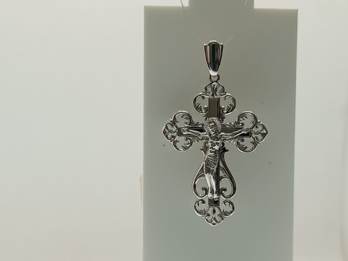 ПОДВЕСКА КРЕСТ без камня (Au 585)