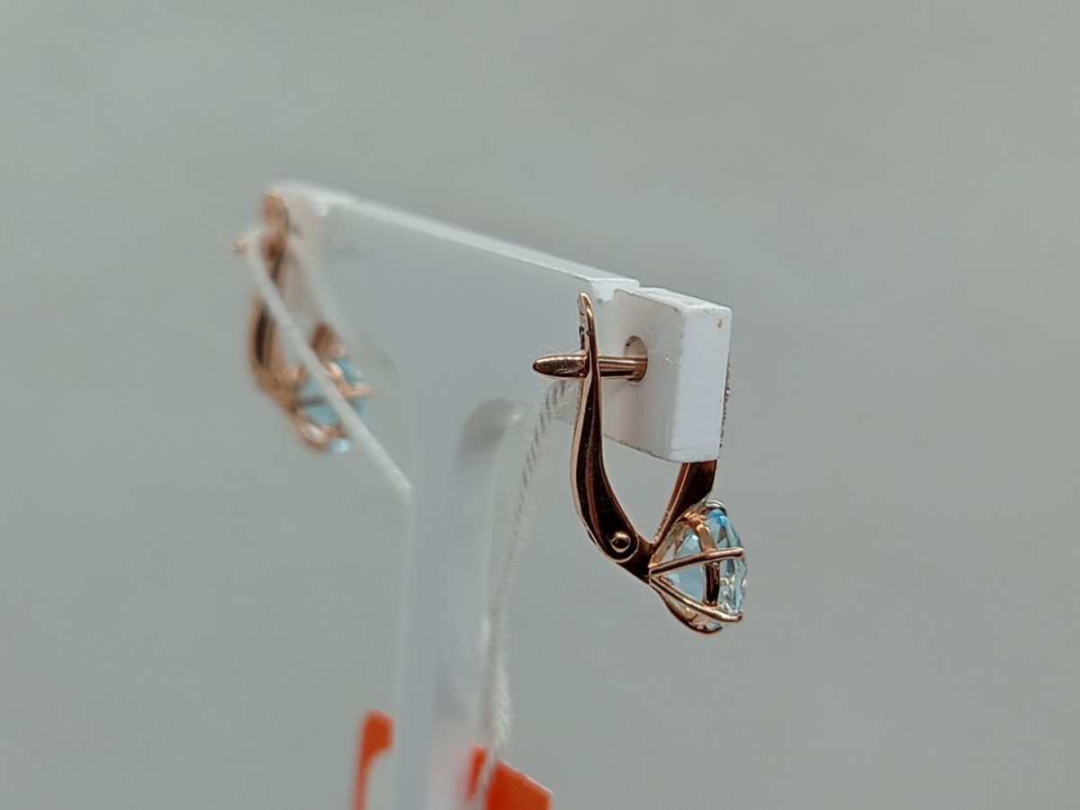 СЕРЬГИ С КАМНЯМИ (Au 585)