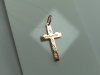ПОДВЕСКА КРЕСТ без камня (Au 585)
