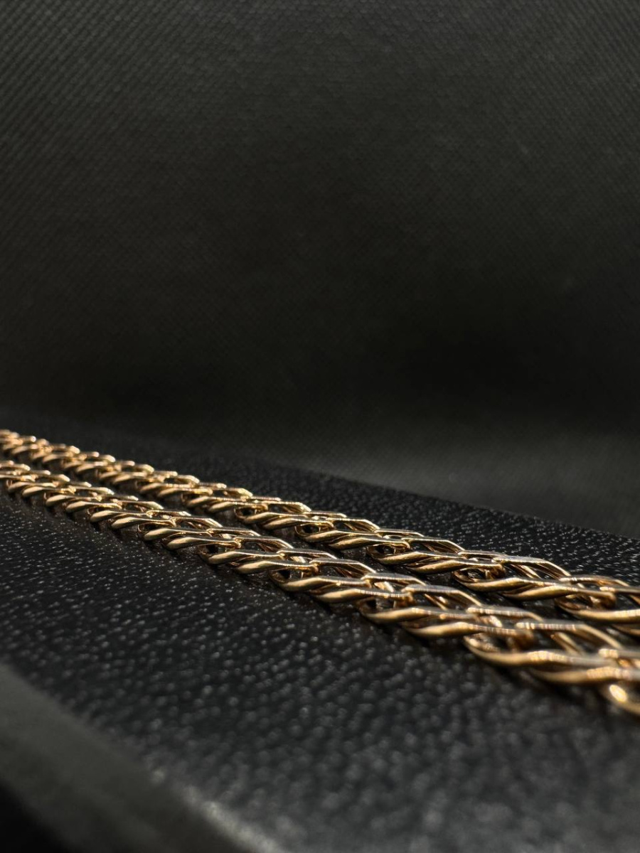 ЦЛР2585 ЦЕПЬ ПОЛНОВЕСНАЯ Ромб двойной (Au 585)