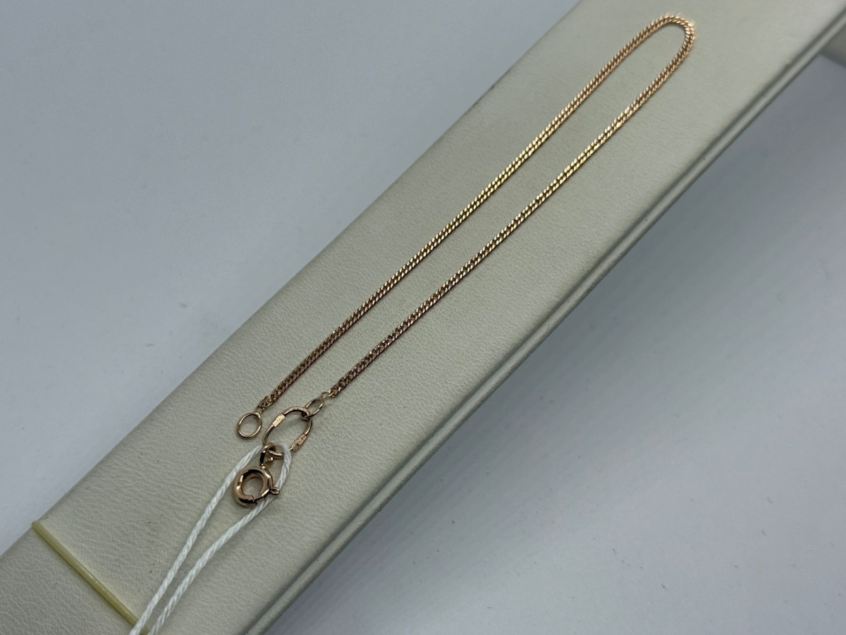 БРАСЛЕТ ПОЛНОВЕСНЫЙ Ромб двойной Au 585