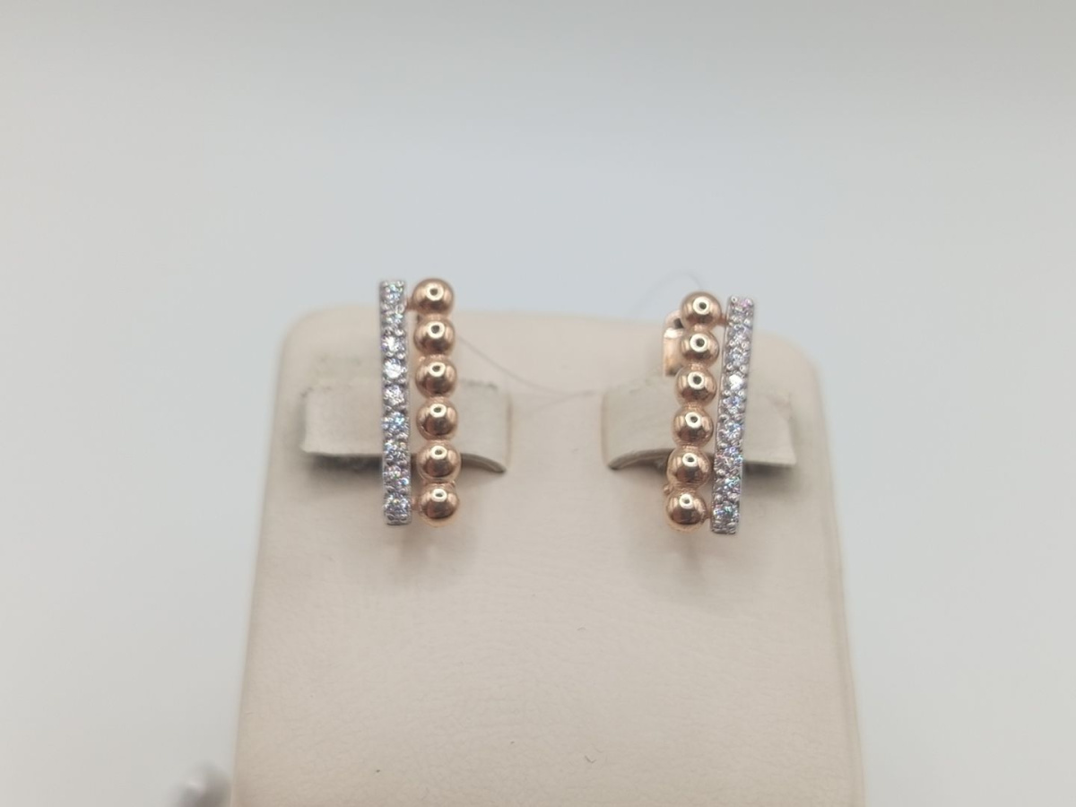 СЕРЬГИ С КАМНЯМИ (Au 585)