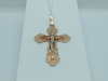 ПОДКБК585 ПОДВЕСКА КРЕСТ БЕЗ КАМНЯ (Au 585)