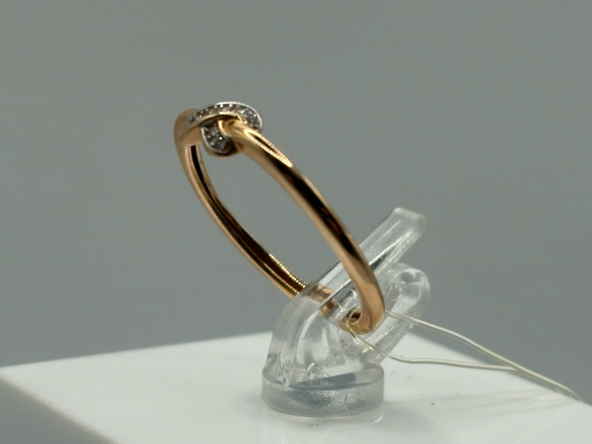 КОЛЬЦО С КАМНЯМИ (Au 585)