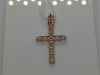 ПОДВЕСКА КРЕСТ С КАМНЯМИ (Au 585)